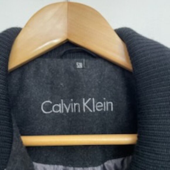 Calvin Klein Men's Coat Size 52R Black Lined Water Resistant Removable Liner - Picture 2 of 7